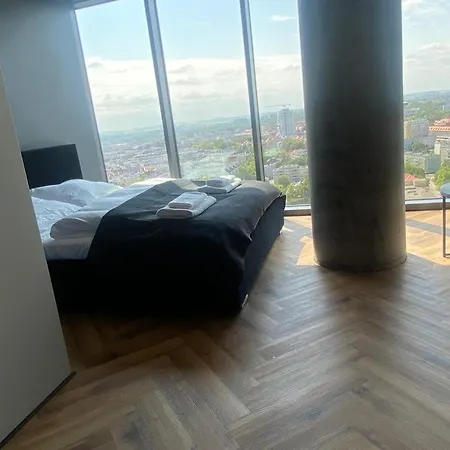 Lägenhet Hanza Tower Studio 21 Foor Poo&spa *